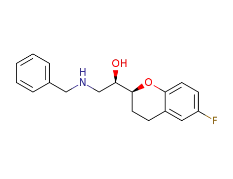(S)-2-benzylamino-1-((R)-6-fluoro-3,4-dihydro-2H-chromen-2-yl)ethanol