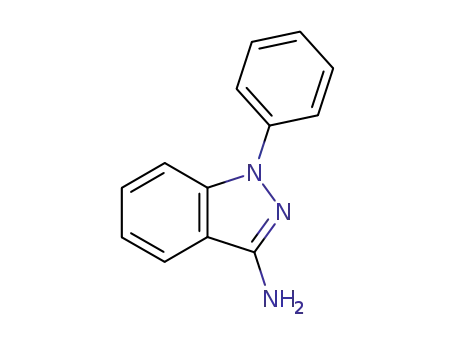 Molecular Structure of 38079-40-2 (1-phenyl-1H-indazole-3-amino)