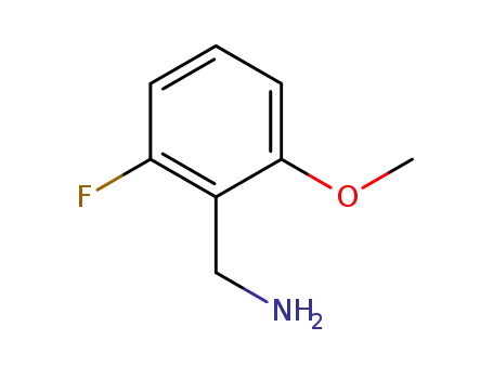 Molecular Structure of 150517-75-2 (2-FLUORO-6-METHOXYBENZYLAMINE)