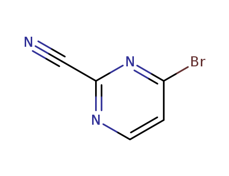2-Pyrimidinecarbonitrile, 4-bromo-
