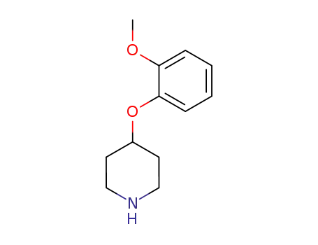 Molecular Structure of 28033-32-1 (4-(2-METHOXYPHENOXY)PIPERIDINE)
