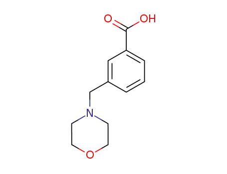 Molecular Structure of 67451-81-4 (3-Morpholin-4-ylmethylbenzoic acid)