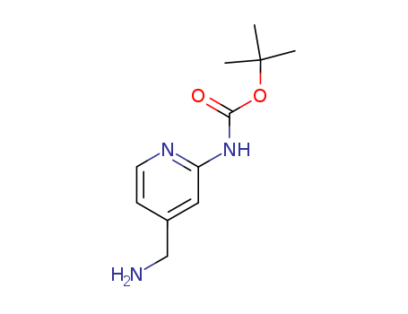 (4-Aminomethylpyridin-2-yl)carbamic acid tert-butyl ester 639091-78-4