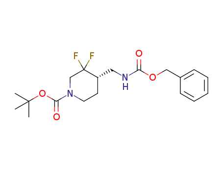 tert-butyl 4-((benzyloxycarbonylaMino)Methyl)-3,3-difluoropiperidine-1-carboxylate(1373503-45-7)