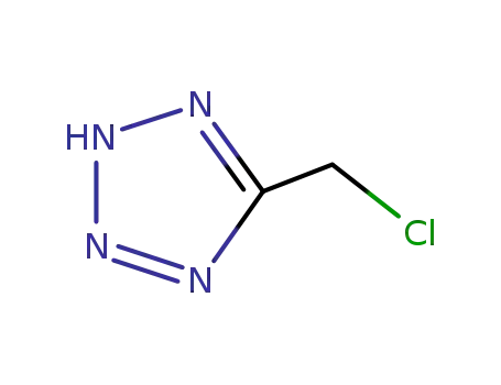 Molecular Structure of 55408-11-2 (5-Chloromethyl-1H-tetrazole)