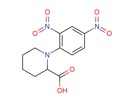 Molecular Structure of 17794-42-2 (2-Piperidinecarboxylic acid, 1-(2,4-dinitrophenyl)-)