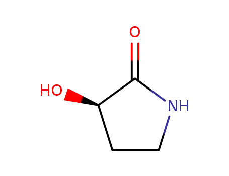 Molecular Structure of 78340-48-4 ((S)-(-)-3-Hydroxy-2-pyrrolidone)