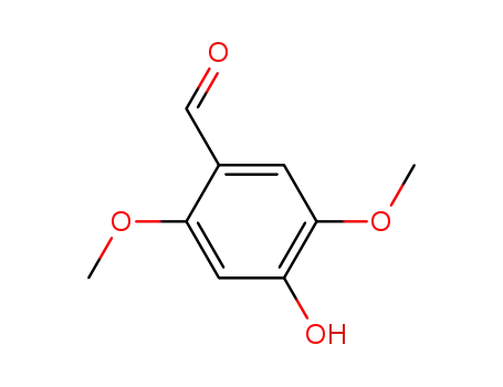 Molecular Structure of 80749-72-0 (Benzaldehyde, 4-hydroxy-2,5-dimethoxy-)