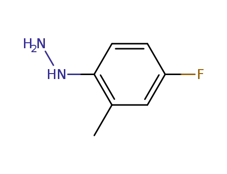 Molecular Structure of 356534-04-8 ((4-Fluoro-2-methylphenyl)hydrazine)