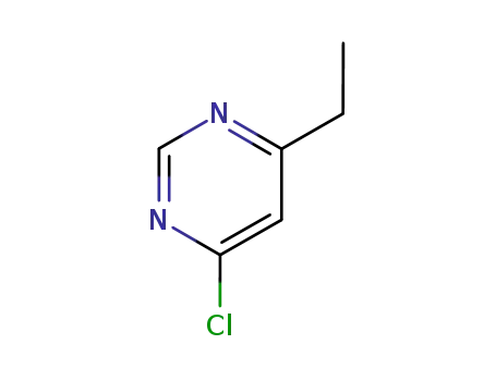 Molecular Structure of 141602-25-7 (Pyrimidine, 4-chloro-6-ethyl- (9CI))