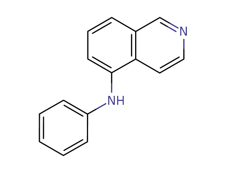 Molecular Structure of 109571-87-1 (5-Isoquinolinamine,N-phenyl-(9CI))