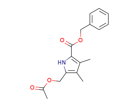 1H-Pyrrole-2-carboxylic acid, 5-[(acetyloxy)methyl]-3,4-dimethyl-,
phenylmethyl ester