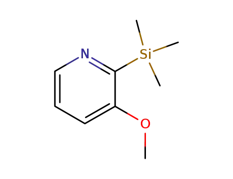 Molecular Structure of 118005-97-3 (3-METHOXY-2-TRIMETHYLSILYLPYRIDINE)