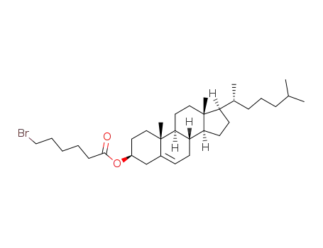Molecular Structure of 82962-33-2 (cholesteryl ω-bromohexanoate)