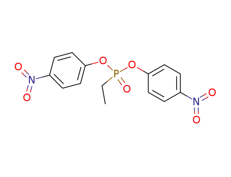 Molecular Structure of 38873-94-8 (Phosphonic acid, ethyl-, bis(4-nitrophenyl) ester)