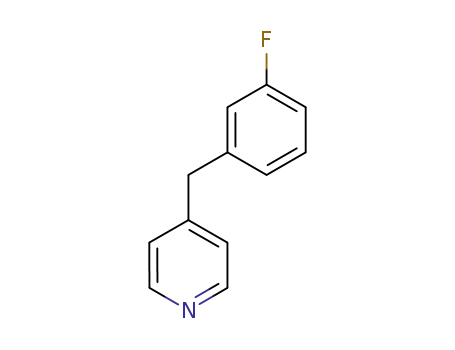 Molecular Structure of 782504-56-7 (Pyridine, 4-[(3-fluorophenyl)methyl]-)