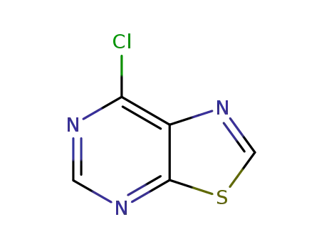 Molecular Structure of 13316-12-6 (7-chlorothiazolo[5,4-d]pyrimidine)