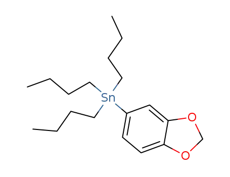 Molecular Structure of 124010-49-7 (Stannane, 1,3-benzodioxol-5-yltributyl-)