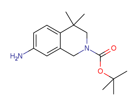 7-Amino-4,4-dimethyl-3,4-dihydro-1H-isoquinoline-2-carboxylic acid tert-butyl ester