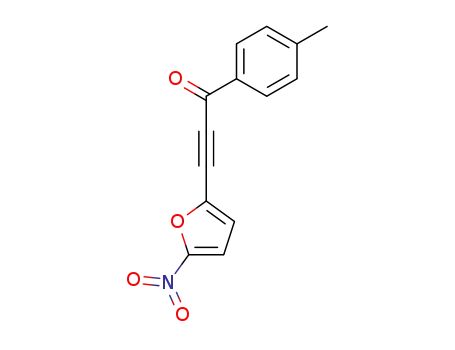 Molecular Structure of 32023-48-6 (2-Propyn-1-one, 1-(4-methylphenyl)-3-(5-nitro-2-furanyl)-)