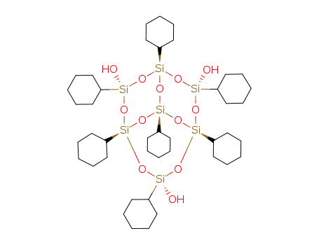 Molecular Structure of 4115-83-7 (POLY(CYCLOHEXYLSILSESQUIOXANE) SILANOL FUNCTIONAL)