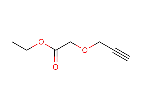Molecular Structure of 77353-35-6 (Acetic acid, (2-propynyloxy)-, ethyl ester)