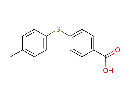Molecular Structure of 22494-64-0 (4-[(4-methylphenyl)thio]benzoic acid)