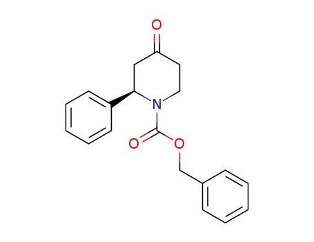 Molecular Structure of 335266-05-2 (1-CBZ-2-PHENYL-PIPERIDIN-4-ONE)
