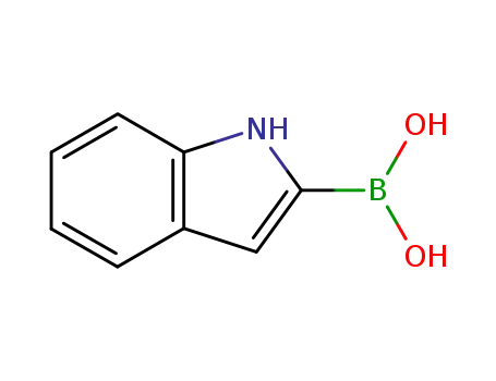 Molecular Structure of 220396-46-3 (1H-INDOL-2-YLBORONIC ACID)