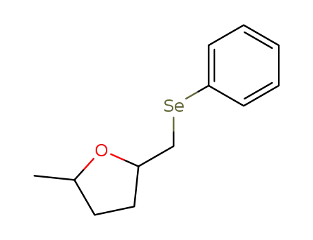 Molecular Structure of 114524-25-3 (Furan, tetrahydro-2-methyl-5-[(phenylseleno)methyl]-)