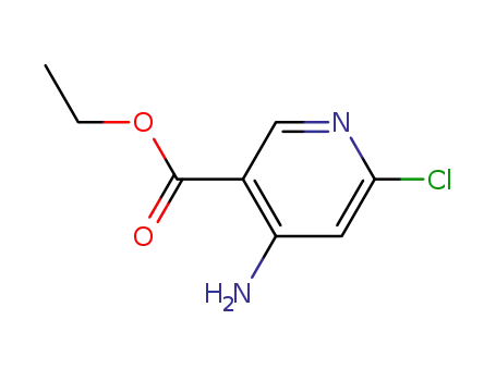 Molecular Structure of 380626-81-3 (ethyl 4-amino-6-chloronicotinate)