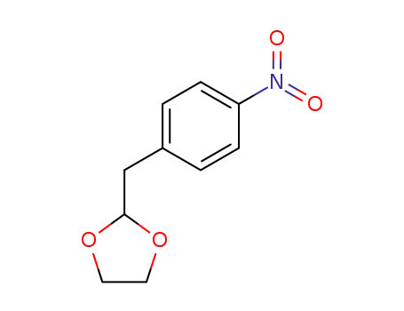 Molecular Structure of 134485-50-0 (1,3-Dioxolane, 2-[(4-nitrophenyl)methyl]-)