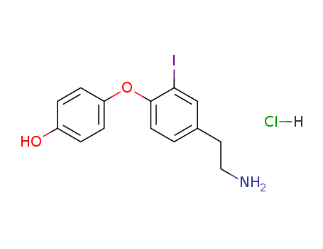 4-[4-(2-AMINOETHYL)-2-IODOPHENOXY]PHENOL HCL