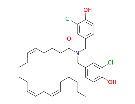 N-(BIS-3-CHLORO-4-HYDROXYBENZYL)-5Z,8Z,11Z,14Z-EICOSATETRAENAMIDE