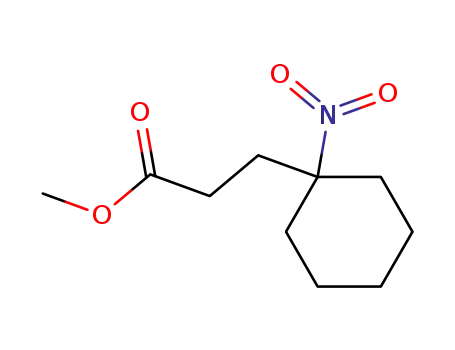 Molecular Structure of 71648-41-4 (methyl 3-(1-nitrocyclohexyl)propanoate)
