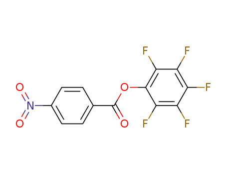 Molecular Structure of 28078-88-8 (Phenol, pentafluoro-, 4-nitrobenzoate)