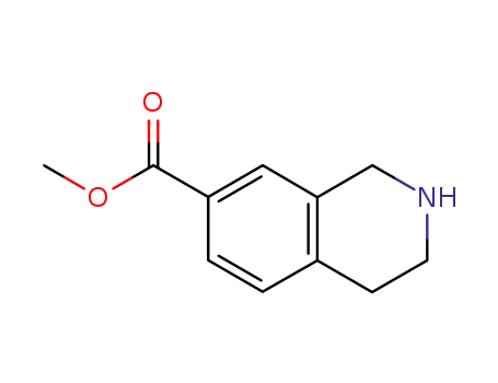 Molecular Structure of 220247-50-7 (Methyl 1,2,3,4-tetrahydroisoquinoline-7-carboxylate)