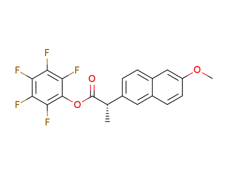 (+)-pentafluorophenyl 2-(6-methoxy-naphthalen-2-yl)propionate