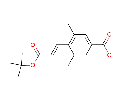 methyl (E)-4-(3-(tert-butoxy)-3-oxoprop-1-en-1-yl)-3,5-dimethylbenzoate