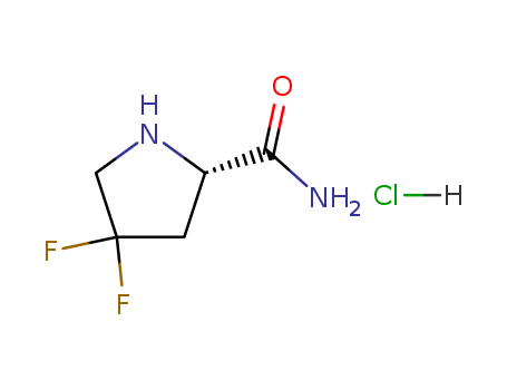 2-Pyrrolidinecarboxamide,4,4-difluoro-, hydrochloride (1:1), (2S)-