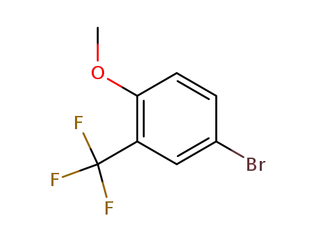 Molecular Structure of 1514-11-0 (4-Methoxy-3-(trifluoromethyl)bromobenzene )