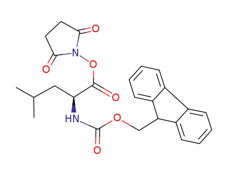 Molecular Structure of 76542-83-1 (FMOC-LEU-OSU)