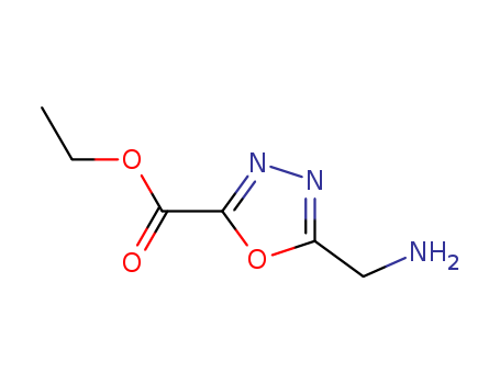 Ethyl 5-(aminomethyl)-1,3,4-oxadiazol-2-carboxylate trifluoroacetic acid 751479-66-0