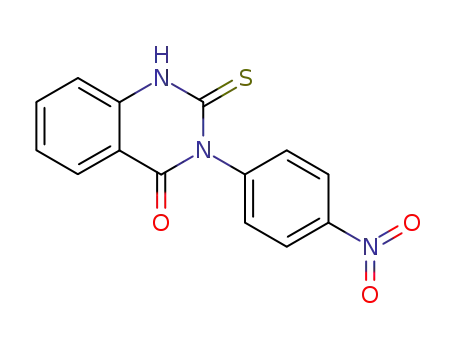 Molecular Structure of 72176-80-8 (3-(4-NITRO-PHENYL)-2-THIOXO-2,3-DIHYDRO-1H-QUINAZOLIN-4-ONE)