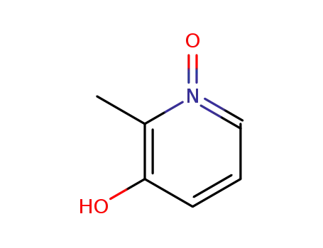 Molecular Structure of 24207-02-1 (3-Pyridinol,2-methyl-,1-oxide(8CI,9CI))