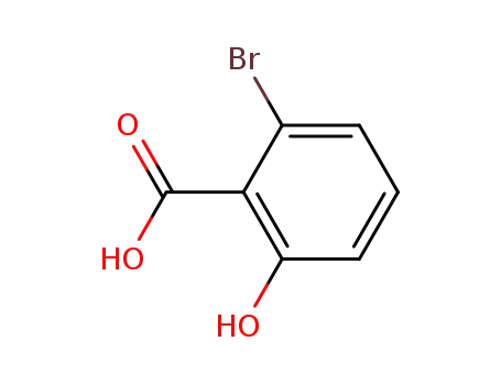 Molecular Structure of 38876-70-9 (2-Bromo-6-hydroxybenzoic acid)