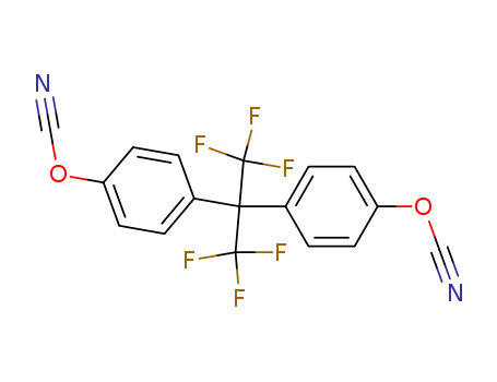 Cyanic acid,C,C'-[[2,2,2-trifluoro-1-(trifluoromethyl)ethylidene]di-4,1-phenylene] ester