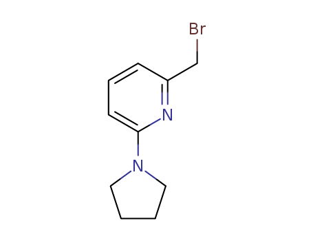 Pyridine,2-(bromomethyl)-6-(1-pyrrolidinyl)-