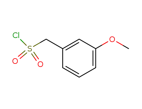 Molecular Structure of 163295-76-9 (BENZENEMETHANESULFONYL CHLORIDE, 3-METHOXY-)
