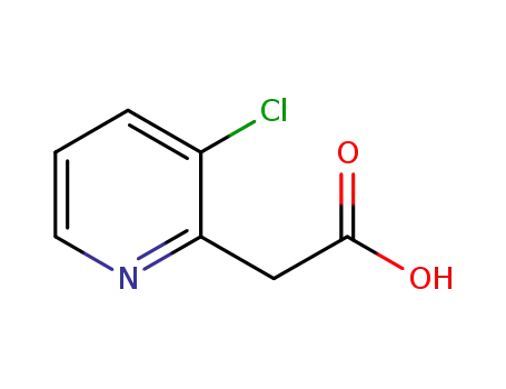 Molecular Structure of 885167-73-7 (3-Chloropyridine-2-acetic acid)